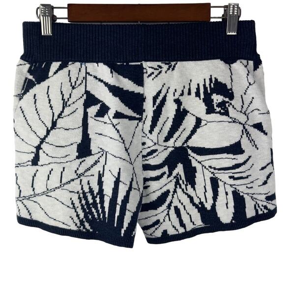 MADEWELL PULL ON TROPICAL VACATION SWEATER SHORTS IN DEEP NAVY NWOT SIZE XS - Picture 4 of 16